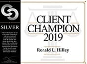 Client Champion 2019 | Silver | Ronald L. Hilley